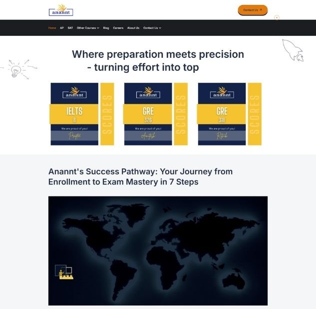 Local SEO and Web Development for Anannt Education LLC, Dubai